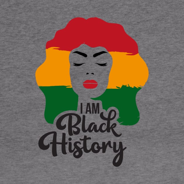 i am black history month woman by Mstudio